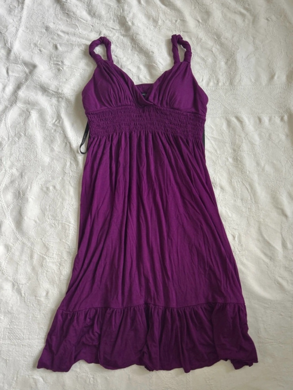 Bisou Bisou Purple Casual Dress